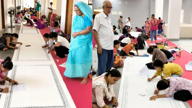बिहार में विश्व रिकॉर्ड की तैयारी, 108 मीटर लंबे कैनवास पर बन रही रामायण की 51 कथाएं